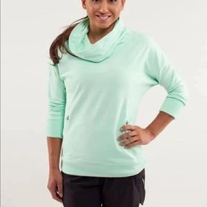 LULULEMON REST DAY COWL NECK SWEATSHIRT SIZE 4